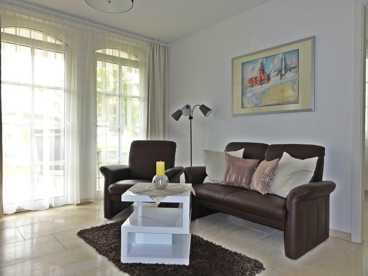 3 Zimmer Ferienwohnung Haus Meeresblick Mit Meerblick A005 Mit Suedterrasse Und Strandkorb Baabe Ngoại thất bức ảnh