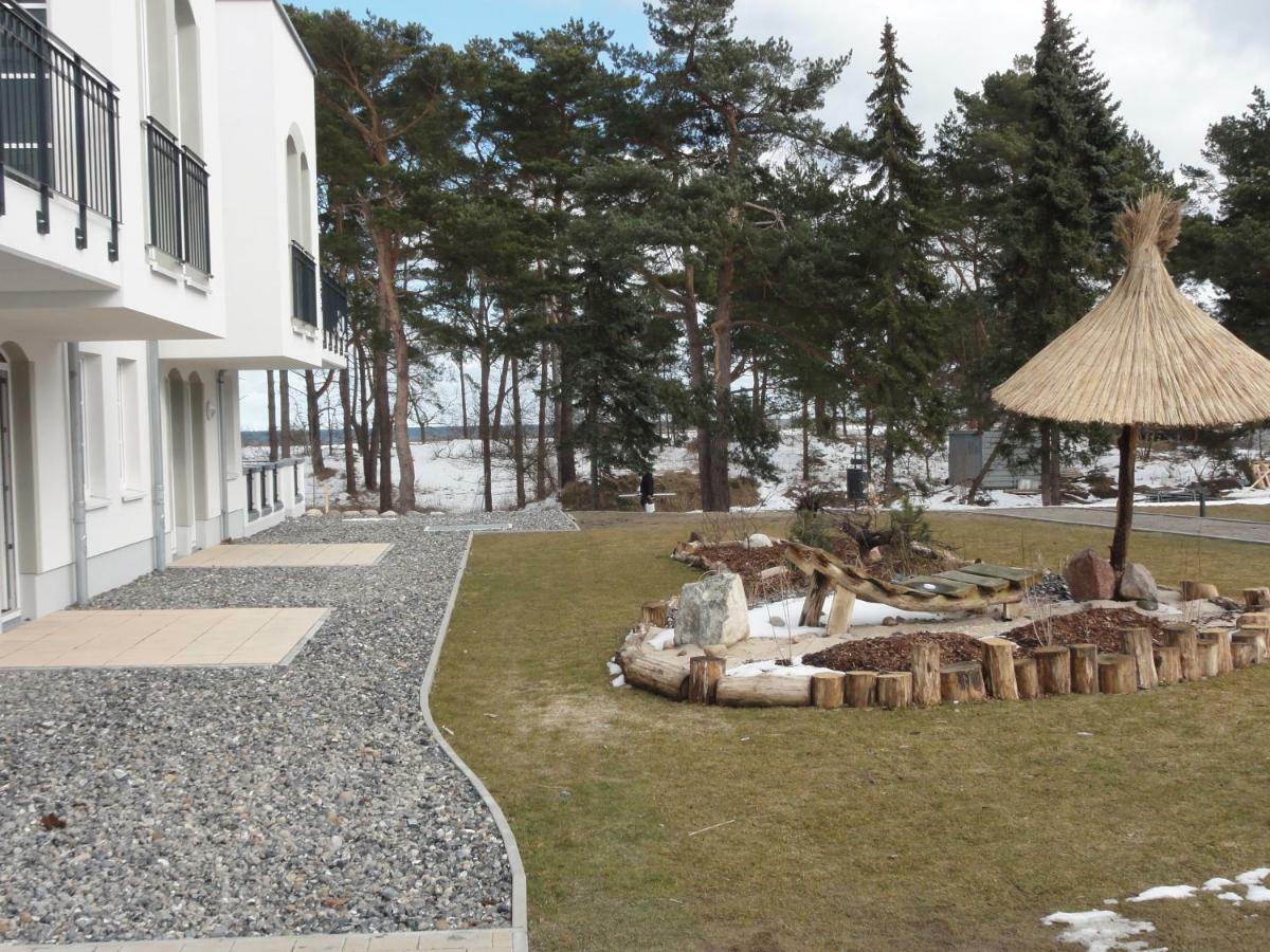 3 Zimmer Ferienwohnung Haus Meeresblick Mit Meerblick A005 Mit Suedterrasse Und Strandkorb Baabe Ngoại thất bức ảnh