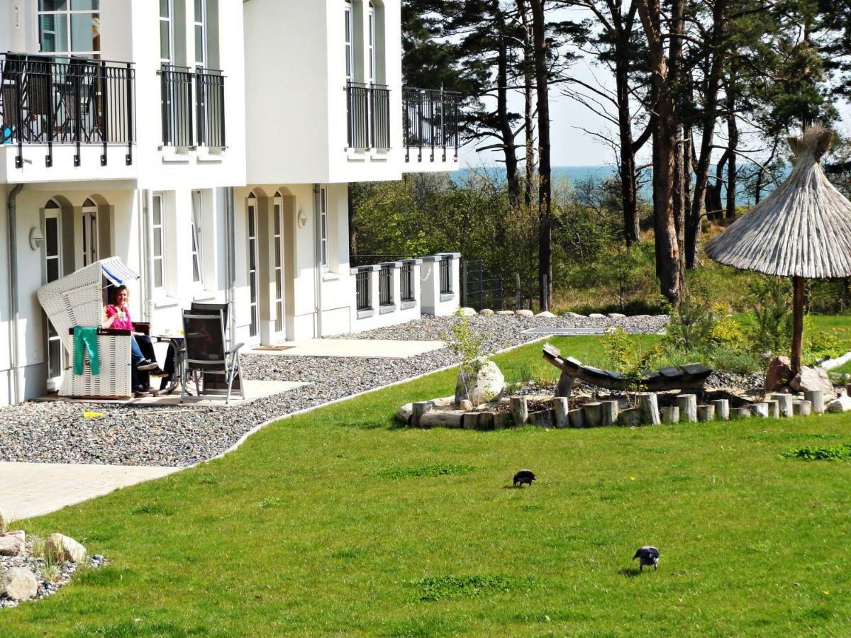 3 Zimmer Ferienwohnung Haus Meeresblick Mit Meerblick A005 Mit Suedterrasse Und Strandkorb Baabe Ngoại thất bức ảnh
